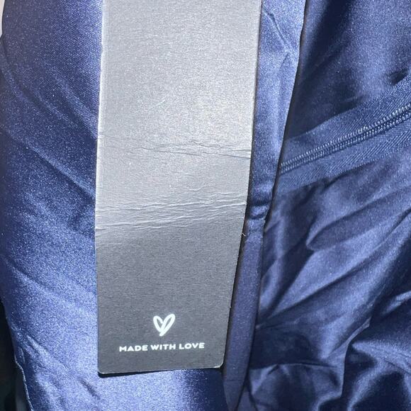 Lulu's Elegant Midnight One Shoulder Dress - Picture 7 of 8